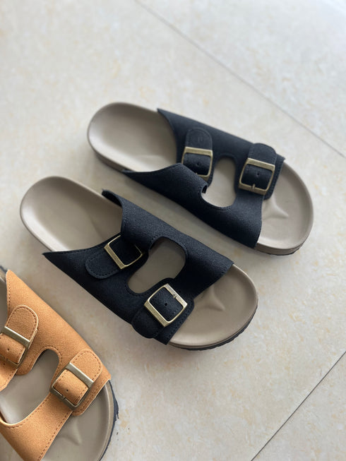 Women Summer Double Strap Sliders
